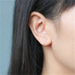 Earrings simple number 8 stud earrings lucky number earrings