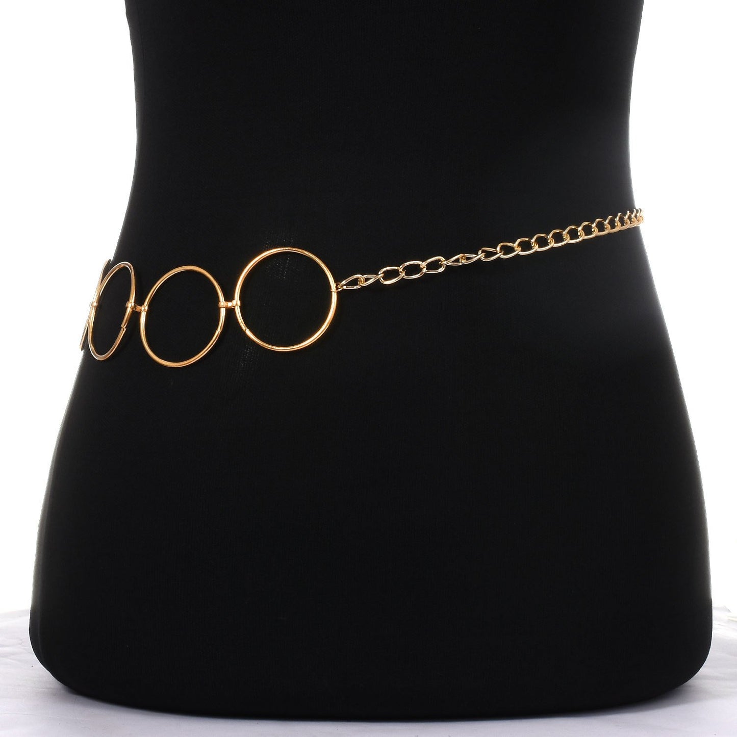 Jewelry Night Trenders Exaggerated Circle Body Chain Ladies Sexy Metal Punk Circle Waist Chain