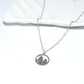 Popular Jewelry Retro Round Round Cake Hollow Two Trees Fortune Tree Necklace Female Retro Silver Necklace
