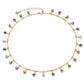 Explosive style dripping oil color necklace fashion personality devil's eye collarbone chain handmade chain necklace female