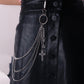 Five-pointed star personality chain waist chain punk hip-hop shake metal pants chain bar clothing chain hip-hop jeans chain