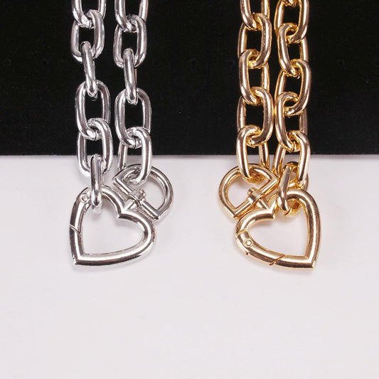Design hollow butterfly cross double-layer waist chain trendy brand with the same hip-hop national trend disco ins necklace