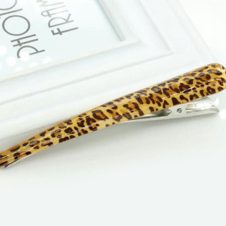 Women's leopard print hair clip large duckbill clip hair card side clip 2 yuan hair accessories
