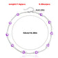Jewelry bohemian color love transparent rice bead choker necklace female ins all-match high-end sense