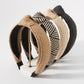 F3924 trendy temperament hair accessories simple personality net red hairpin braided wide-brimmed knotted headband female
