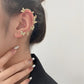 Mori Super Flash Butterfly Earhook No Pierced Ear Clip Women's Fashion Temperament One-piece Minority Full Diamond Butterfly Ear Bone Clip