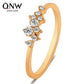 ins pearl flower ring Mori simple opening branch index finger ring niche design ring