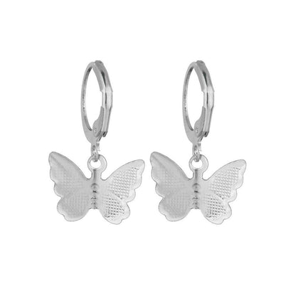 Fashion Earrings Sweet Frosted Butterfly Earrings Earrings Earrings Female Simple Small Fresh Earrings