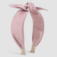 F53 creative leather three-dimensional geometric bow headband female personality small fragrance color elegant headband