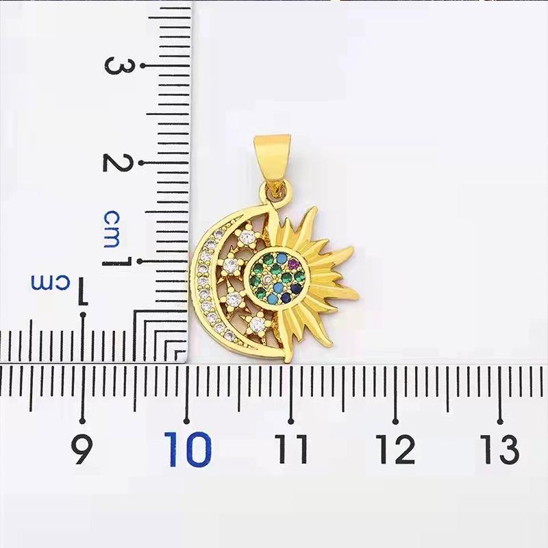 Jewelry Sun Moon Star Pendant Necklace Female Summer Bohemia Retro Clavicle Chain Jewelry