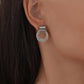 Hollow hemp wreath geometric winding earrings fashion simple trend retro elegant temperament ear jewelry