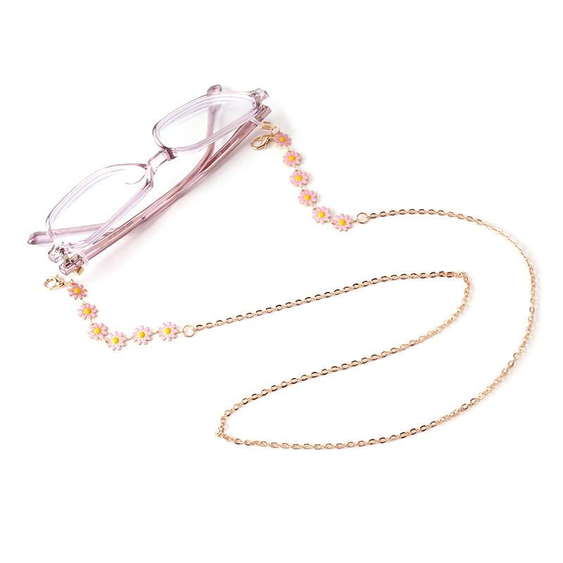 Jewelry chrysanthemum glasses chain dripping oil fashion mask hanging chain anti-slip anti-lost mask chain