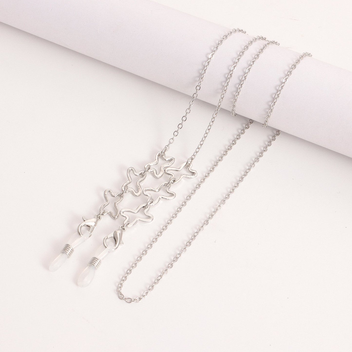 Jewelry Mask Chain Glasses Chain Metal Glasses Chain Geometric Mask Chain Accessories