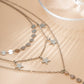 Jewelry simple star-shaped long sequin Y-shaped necklace female personality versatile multi-layer tassel necklace