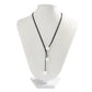 Jewelry Versatile Geometric Niche Wax Thread Necklace Simple Double Layer Imitation Pearl Adjustment Necklace Women