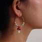 Jewelry Small Fresh Beaded Mushroom Pendant Earrings Earrings Personality Simple Versatile Temperament Earrings