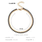 Jewelry street shooting with the same personality fashion trend full handmade color contrast beaded chain anklet female