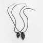 Fashion Couple Irregular Meteorite Texture Necklace Hip Hop Trend Line Up Jewelry Necklace