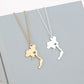 Jewelry Thailand Map Necklace Pendant Necklace Thick Gold Plating Hip Hop Jewelry
