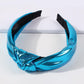F253 Glossy Sequin Fashion Headband Explosive Style Hair Accessories Wide Knotted Sweet Headband