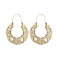 Ethnic Retro Earrings Classic Hollow Totem Earrings Earrings Fashion Pattern Geometric Hollow Earrings