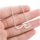 Long Wave Necklace Beautiful Wave Pendant Clavicle Chain Beach Surfer 19 Years Explosion