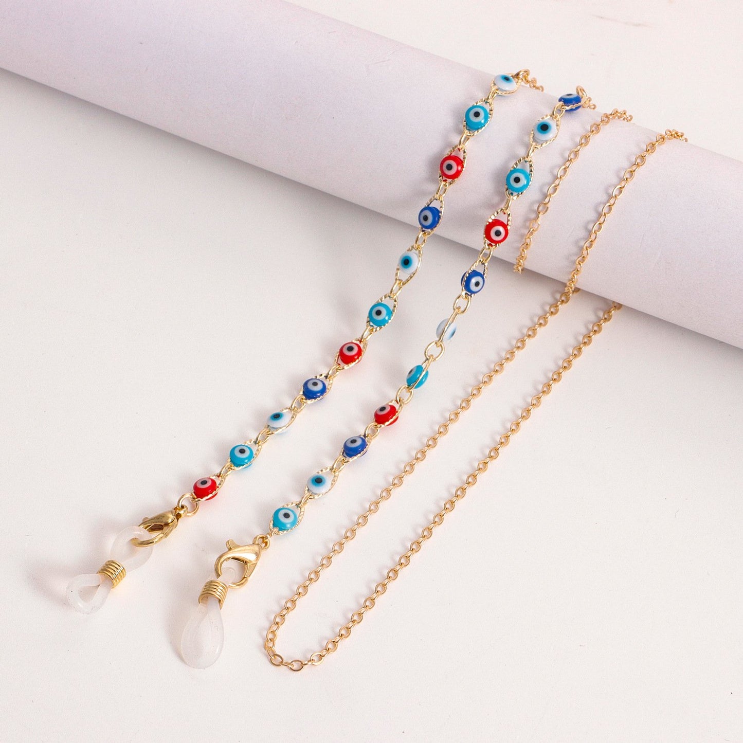 Accessories Mask Chain Glasses Chain Metal Glasses Chain Devil's Eye Mask Chain