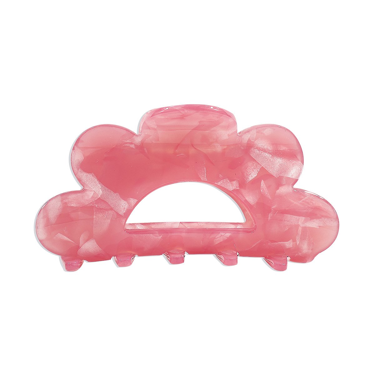 F4119 Internet celebrity candy color fashion shark clip acrylic simple hollow color temperament disc hair clip hair clip