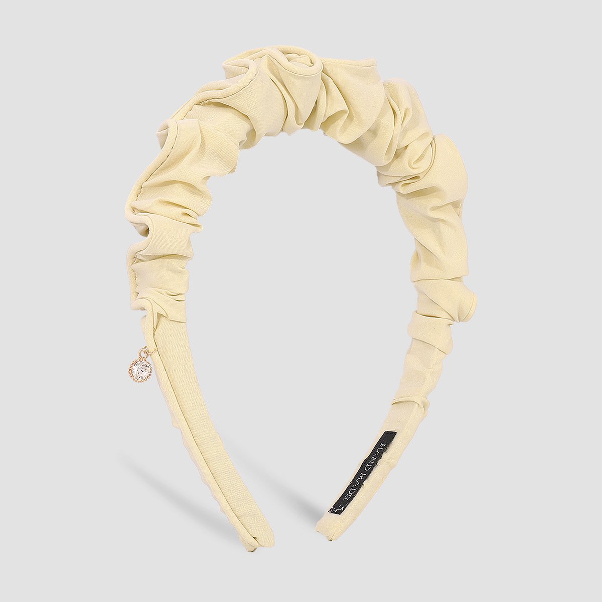 F493 jewelry simple small fresh pure color folded headband fashion commuting out fabric headband