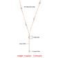 Autumn and winter trendy imitation pearl pendant sweater chain necklace female all-match niche design cold collarbone chain accessories