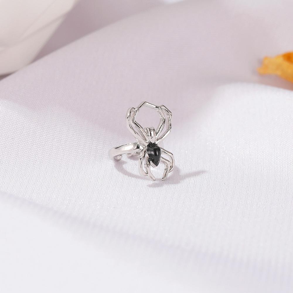 Punk Spider Ear Clip Simple Single Insect No Pierced Earrings Gothic Jewelry