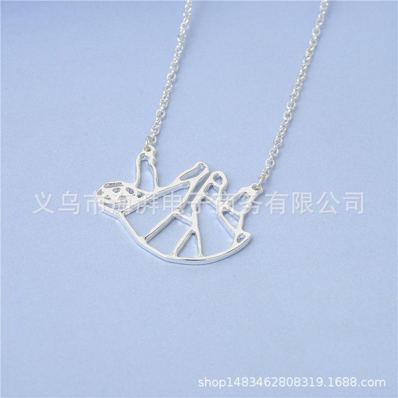 Jewelry Creative Personality Sloth Necklace Funny Lazy Pendant