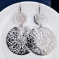 Fashion Retro Personality Size Circle Hollow Ladies Flower Earrings Yuying Electronic Commerce Co., Ltd.