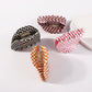 F4128 French checkerboard color hairpin acetate plate retro semicircle fashion net red back head grab clip female