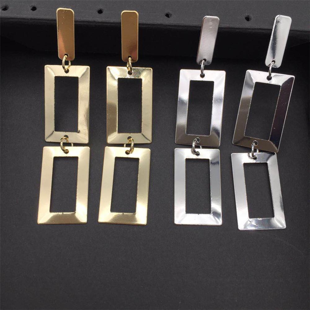 Simple fashion mouth-shaped metal sequin earrings ladies earrings girl heart night Christmas gift earrings hair