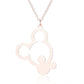 Explosive Cartoon Animation Paradise Castle Mickey Head Necklace Hollow Mickey Pendant