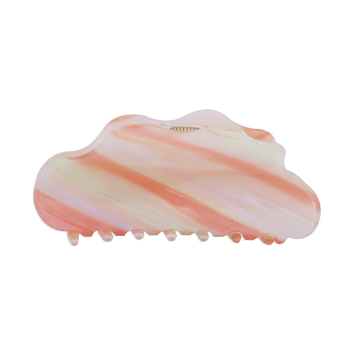 F4133 Acetic Acid Sheet Fashion Shark Clip Gradient Color Youth Fashion Dazzling Medium Size Hair Clamp Female