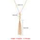 Jewelry Pig Nose Long Tassel Pendant Necklace Female Fashion Simple Chain Necklace Sweater Chain