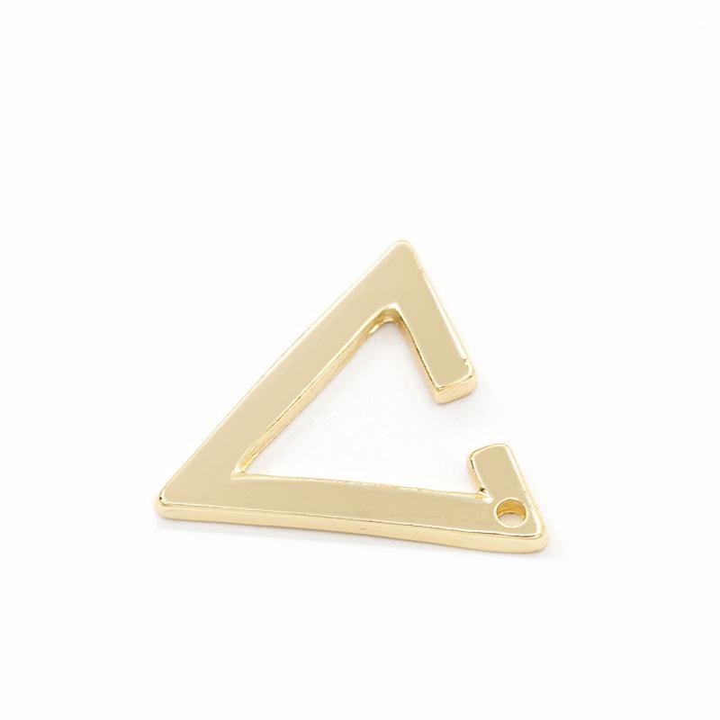 Personalized exaggerated metal triangle ear clip ear bone clip earrings 2 yuan stall jewelry