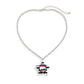 Ornaments Sweet Cool Star Striped Skull Necklace Female Simple Halloween Three-dimensional Creative Necklace