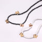 Jewelry Fashion Geometric Alloy Butterfly Choker Necklace Ladies Solid Color Rice Beads Customizable Necklace