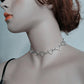 Jewelry Geometric Creative Necklace Female Simple Heart Shaped Hollow Chain Necklace Clavicle Chain Female