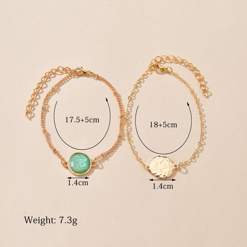 Accessories Green Acrylic Accessory Bracelet Fashion Alloy Bracelet