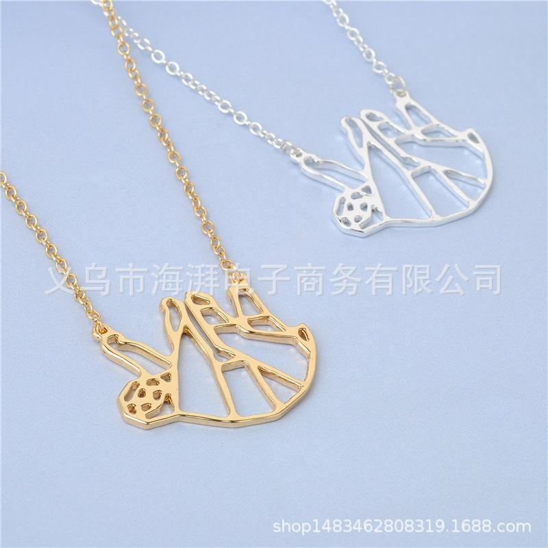 Jewelry Creative Personality Sloth Necklace Funny Lazy Pendant