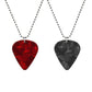 Explosive Hellfire Club Necklace for Men and Women Stranger Things Love Pendant Guitar Pick Necklace