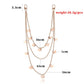Jewelry popular alloy butterfly body chain female punk exaggerated personality multi-layer waist chain