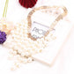Exaggerated Pearl Necklace Fake Collar Short Clavicle Chain Pendant Jewelry