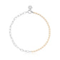 Jewelry rice grain pearl lock-shaped scallop pendant necklace female trend personality fashion simple necklace