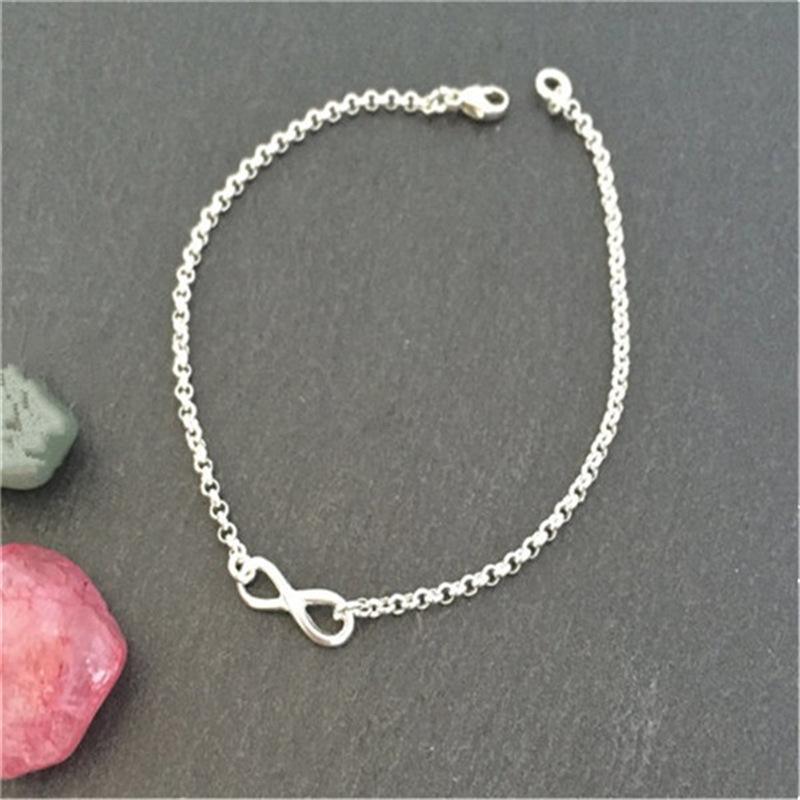 Simple Fashion Number 8 Women's Bracelet Lucky Number 8 Bracelet