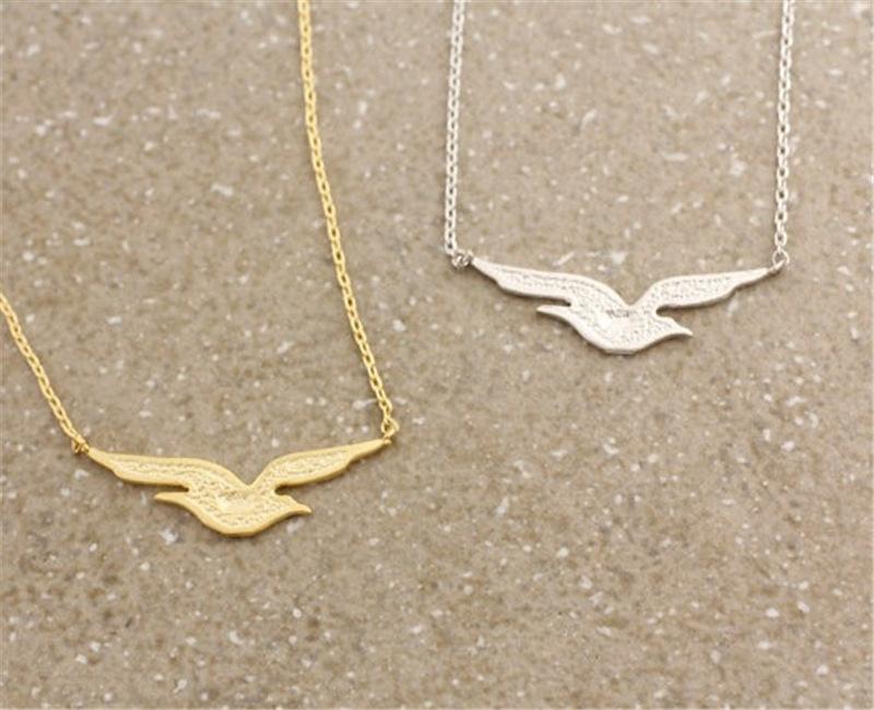 Accessories Cute Seagull Pendant Necklace Female Seabird Clavicle Chain Small Jewelry